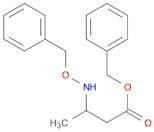 Butanoic acid, 3-[(phenylmethoxy)amino]-, phenylmethyl ester