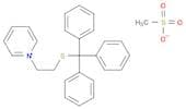 Pyridinium, 1-[2-[(triphenylmethyl)thio]ethyl]-, methanesulfonate