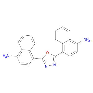 1-Naphthalenamine, 4,4'-(1,3,4-oxadiazole-2,5-diyl)bis-