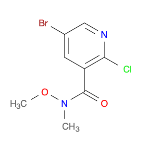 N-Methoxy-N-methyl 5-bromo-2-chloronicotinamide