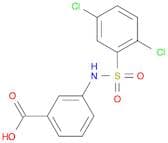 3-(2,5-dichlorobenzenesulfonamido)benzoic acid