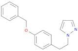 1H-Pyrazole, 1-[2-[4-(phenylmethoxy)phenyl]ethyl]-