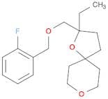 1,8-Dioxaspiro[4.5]decane, 2-ethyl-2-[[(2-fluorophenyl)methoxy]methyl]-