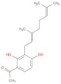 Ethanone, 1-[3-(3,7-dimethyl-2,6-octadienyl)-2,4-dihydroxyphenyl]-