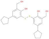Benzenemethanol, 3,3'-dithiobis[5-cyclopentyl-2-hydroxy-