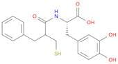 L-Tyrosine, 3-hydroxy-N-[2-(mercaptomethyl)-1-oxo-3-phenylpropyl]-
