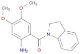 1H-Indole, 1-(2-amino-4,5-dimethoxybenzoyl)-2,3-dihydro-