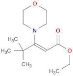 2-Pentenoic acid, 4,4-dimethyl-3-(4-morpholinyl)-, ethyl ester, (Z)-
