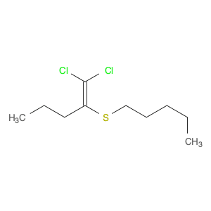 1-Pentene, 1,1-dichloro-2-(pentylthio)-
