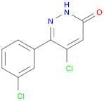 3(2H)-Pyridazinone,5-chloro-6-(3-chlorophenyl)-