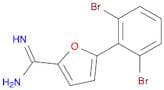 2-Furancarboximidamide, 5-(2,6-dibromophenyl)-