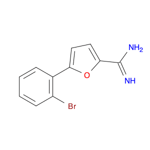 2-Furancarboximidamide, 5-(2-bromophenyl)-