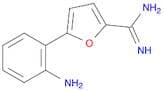 2-Furancarboximidamide, 5-(2-aminophenyl)-