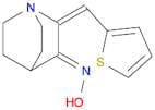 1-Azabicyclo[2.2.2]octan-3-one, 2-(2-thienylmethylene)-, oxime, (E,E)-