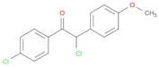 Ethanone, 2-chloro-1-(4-chlorophenyl)-2-(4-methoxyphenyl)-