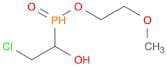 Phosphinic acid, (2-chloro-1-hydroxyethyl)-, 2-methoxyethyl ester