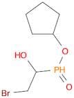 Phosphinic acid, (2-bromo-1-hydroxyethyl)-, cyclopentyl ester