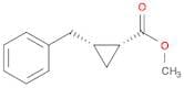 Cyclopropanecarboxylic acid, 2-(phenylmethyl)-, methyl ester, cis-