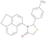 4-Thiazolidinone, 3-(1,2-dihydro-5-acenaphthylenyl)-2-(4-methylphenyl)-