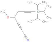 2,6-Heptadiynenitrile, 4-methoxy-7-[tris(1-methylethyl)silyl]-, (R)-