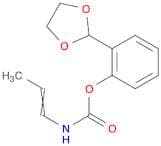 Carbamic acid, 1-propenyl-, 2-(1,3-dioxolan-2-yl)phenyl ester