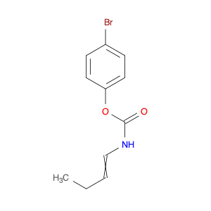 Carbamic acid, 1-butenyl-, 4-bromophenyl ester