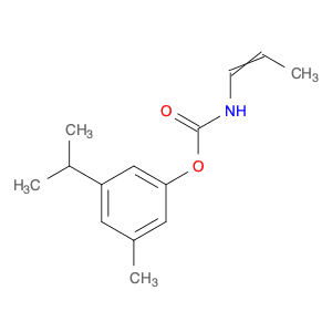 Carbamic acid, 1-propenyl-, 3-methyl-5-(1-methylethyl)phenyl ester