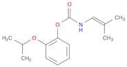 Carbamic acid, (2-methyl-1-propenyl)-, 2-(1-methylethoxy)phenyl ester