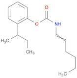 Carbamic acid, 1-hexenyl-, 2-(1-methylpropyl)phenyl ester