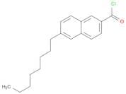 2-Naphthalenecarbonyl chloride, 6-octyl-