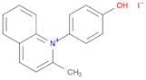 Quinolinium, 1-(4-hydroxyphenyl)-2-methyl-, iodide