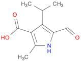 1H-Pyrrole-3-carboxylic acid, 5-formyl-2-methyl-4-(1-methylethyl)-