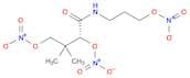 Butanamide, 3,3-dimethyl-2,4-bis(nitrooxy)-N-[3-(nitrooxy)propyl]-, (R)-
