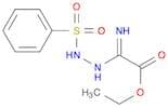 Acetic acid, imino[2-(phenylsulfonyl)hydrazino]-, ethyl ester