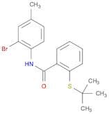 Benzamide, N-(2-bromo-4-methylphenyl)-2-[(1,1-dimethylethyl)thio]-