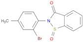 1,2-Benzisothiazol-3(2H)-one, 2-(2-bromo-4-methylphenyl)-, 1-oxide