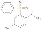 Benzenamine, N,4-dimethyl-2-(phenylsulfonyl)-
