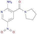 Pyrrolidine, 1-[(2-amino-5-nitro-3-pyridinyl)carbonyl]-