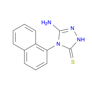 3H-1,2,4-Triazole-3-thione, 5-amino-2,4-dihydro-4-(1-naphthalenyl)-