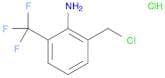Benzenamine, 2-(chloromethyl)-6-(trifluoromethyl)-, hydrochloride