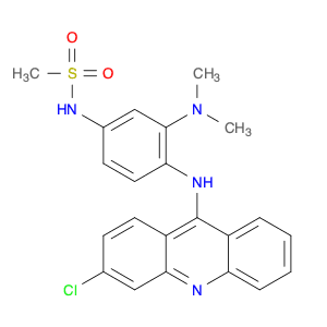 N-(4-((3-CHLORO-9-ACRIDINYL)AMINO)-3-(DIMETHYLAMINO)PHENYL)METHANESULFONAMIDE
