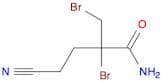 Butanamide, 2-bromo-2-(bromomethyl)-4-cyano-