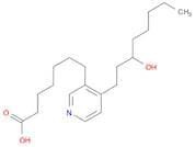 3-Pyridineheptanoic acid, 4-(3-hydroxyoctyl)-