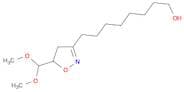 3-Isoxazoleoctanol, 5-(dimethoxymethyl)-4,5-dihydro-