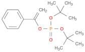 Phosphoric acid, bis(1,1-dimethylethyl) 1-phenylethenyl ester