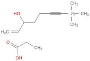 1-Hepten-6-yn-3-ol, 7-(trimethylsilyl)-, propanoate