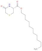 3-Thiomorpholinecarboxylic acid, 5-oxo-, dodecyl ester, (R)-