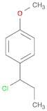 Benzene, 1-(1-chloropropyl)-4-methoxy-