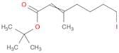 2-Heptenoic acid, 7-iodo-3-methyl-, 1,1-dimethylethyl ester