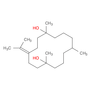 1,7-Cyclotetradecanediol, 1,7,11-trimethyl-4-(1-methylethylidene)-